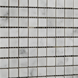 Carrara White Marble 5/8x5/8 mosaic tile