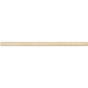Ivory Travertine 1/2" Bullnose Molding