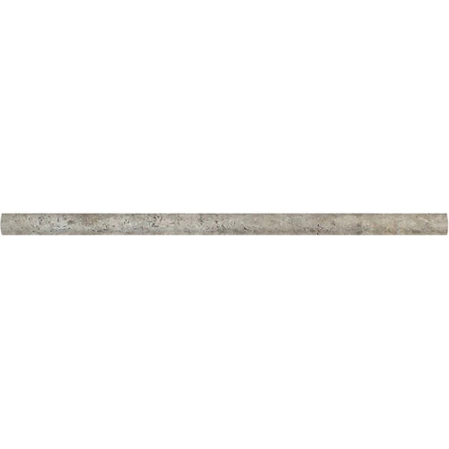 Silver Travertine Pencil Molding