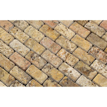 Load image into Gallery viewer, Scabos Travertine Subway 1x2&quot; Tumbled