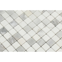 Load image into Gallery viewer, Calacatta Marble 1&quot;x1&quot; mosaic tile