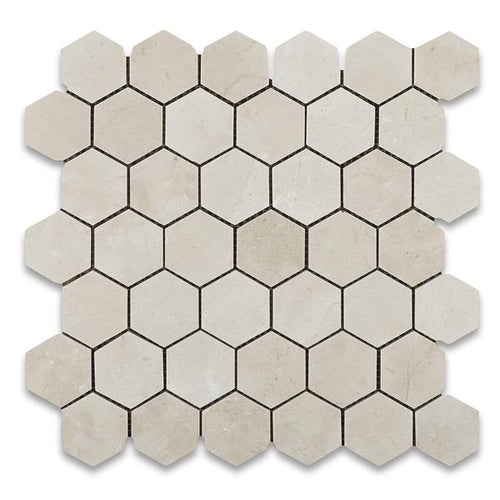 Crema Marfil Hexagon 2