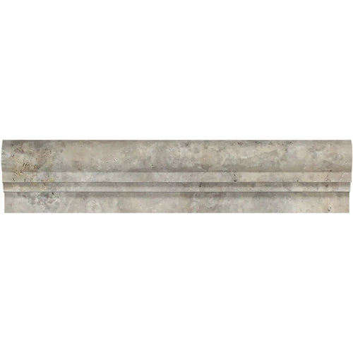 Silver Travertine OG2 Chair Rail Molding