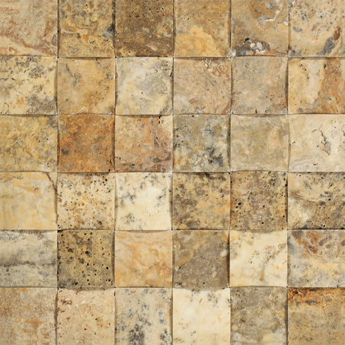 Scabos Travertine Cnc Arched Mosaic 2