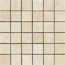 Load image into Gallery viewer, Ivory Travertine Honed 2&quot;x2&quot; Mosaic