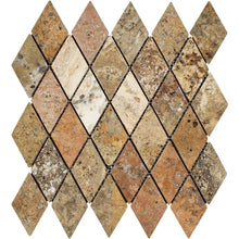 Load image into Gallery viewer, Scabos Travertine 2x4&quot; Diamond Tumbled
