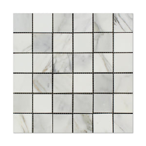 Calacatta Marble 2"x2" mosaic tile