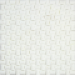 Thassos White 3D Bread Mosaic