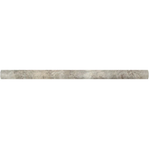 Silver Travertine Bullnose Molding