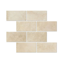 Load image into Gallery viewer, Ivory Travertine Honed 3&quot;x6&quot; Tile