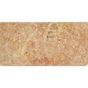 Scabos Travertine 3x6" Tumbled Tile