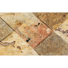 Load image into Gallery viewer, Scabos Travertine Cnc Arched 4x4&quot; Tile