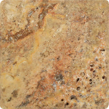 Load image into Gallery viewer, Scabos Travertine 4x4&quot; Tumbled Tile