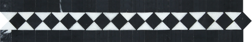 Thassos White Bias Border Black
