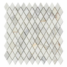 Load image into Gallery viewer, Calacatta Gold Marble Diamond 1&quot;x2&quot; polished mosaic