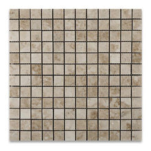 Load image into Gallery viewer, Cappuccino 1X1 Marble Mosaic polished