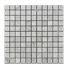 Load image into Gallery viewer, Carrara White Marble 1x1 Mosaic