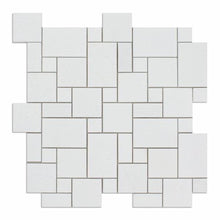 Load image into Gallery viewer, Thassos White Mini Versailles Mosaic