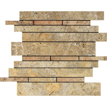 Load image into Gallery viewer, Scabos Travertine Honed Random Strip Mosaic
