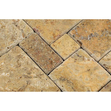 Load image into Gallery viewer, Scabos Travertine Opus Pattern Tumbled Mosaic