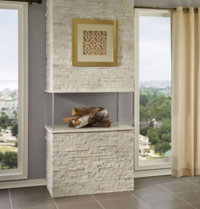 Stacked Stone Corner Arctic White