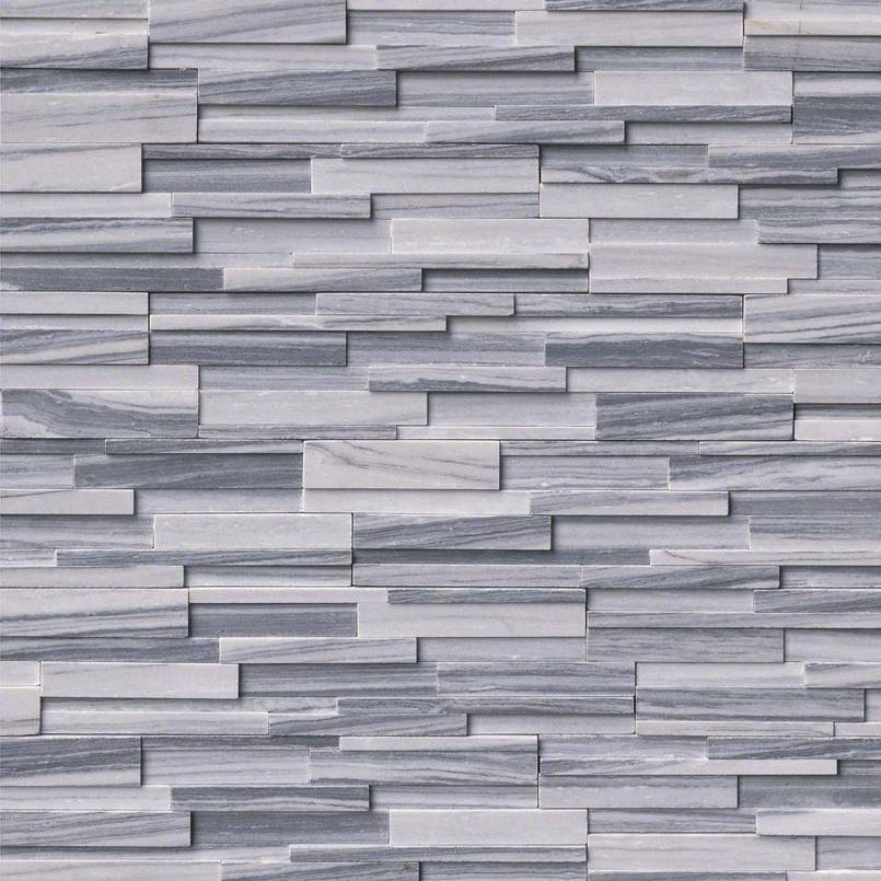 Stacked Stone Panel Alaska Gray 3D HONED