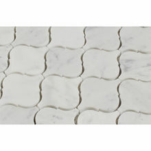 Load image into Gallery viewer, Carrara White Marble 2&quot; Lantern Mosaic