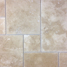 Load image into Gallery viewer, Crema Ivory Travertine Versailles Pattern Brushed &amp; Chiseled