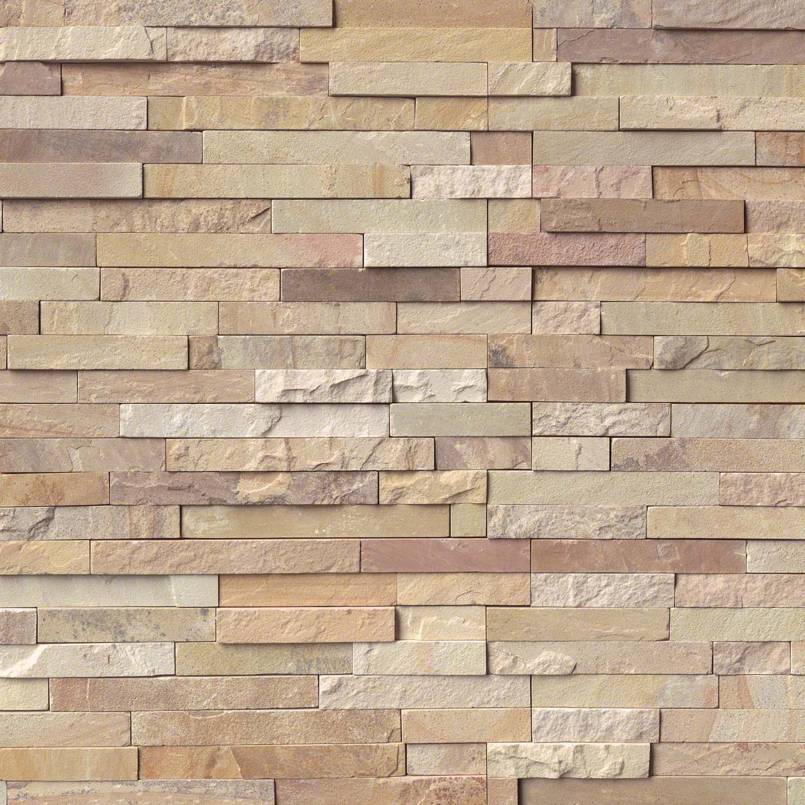 Stacked Stone Panel Fossil Rustic