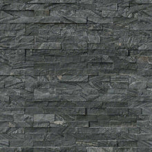 Load image into Gallery viewer, Stacked Stone Panel Glacial Black