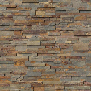 Stacked Stone Panel Gold Rush