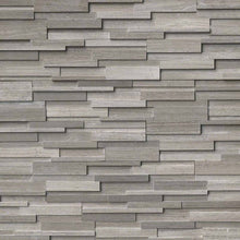 Load image into Gallery viewer, Stacked Stone Panel Gray Oak 3D Honed