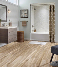 Load image into Gallery viewer, Aspenwood Amber Wood Look 9x48 Porcelain Tile