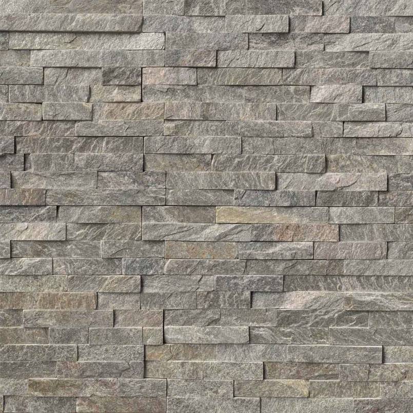 Stacked Stone Panel Sage Green