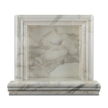 Load image into Gallery viewer, Calacatta Gold Marble Custom Made Shampoo Niche