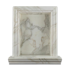 Calacatta Gold Marble Custom Made Shampoo Niche Grande